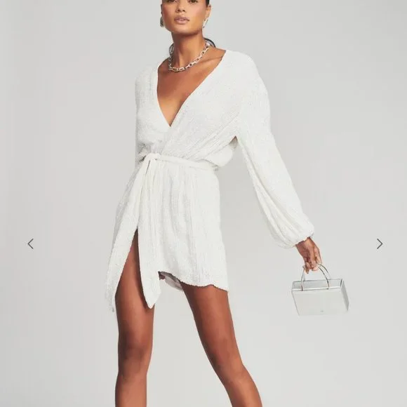 Retrofete | Dresses | Brand New Retrofete White Sequins Dress | Poshmark Retrofete | Dresses | Brand New Retrofete White Sequins Dress | Poshmark